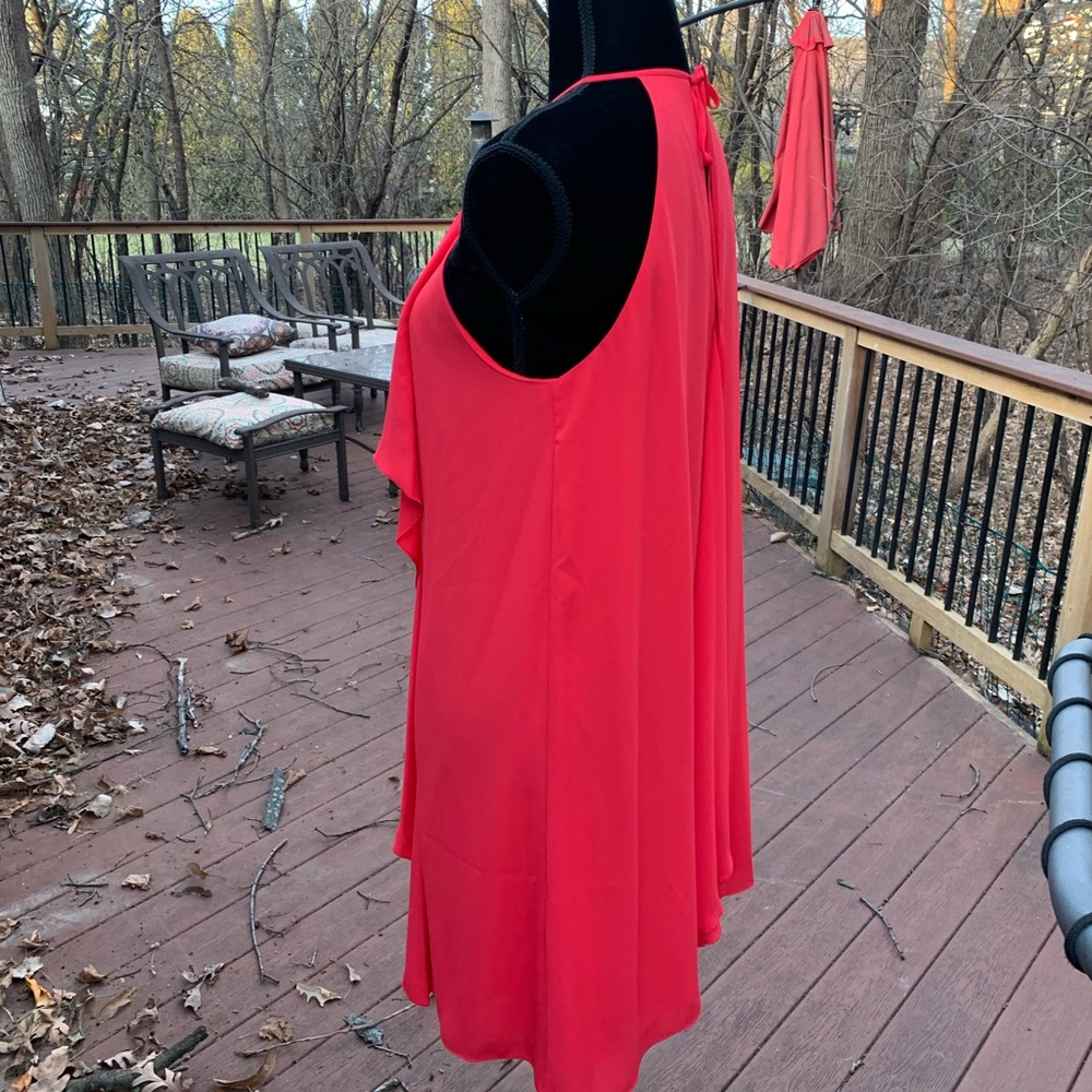 BCBGMaxAzria Red Halter Dress - Picture 5 of 8